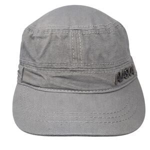 Alaska Strapback Cadet Army Cap Gray One Size Adjustable Outdoor Cotton